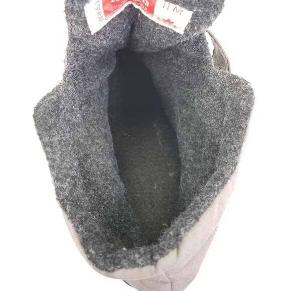 Toe Warmers Canada Active Boots Women's Sz 11 Lined Ankle Hook Loop Taupe Winter - Picture 11 of 16